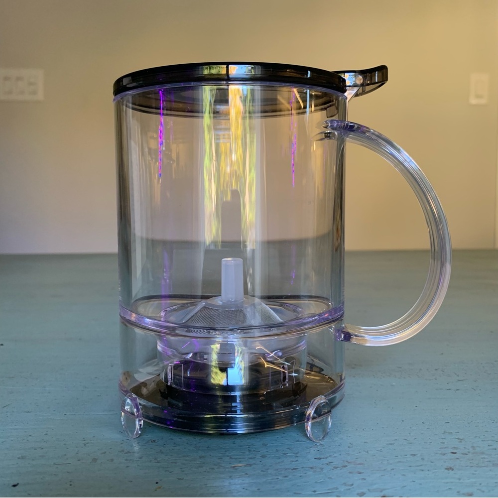 BNIB Teavana Perfectea Maker 16 Oz Loose Leaf Tea Clear Plastic Steeper Infuser